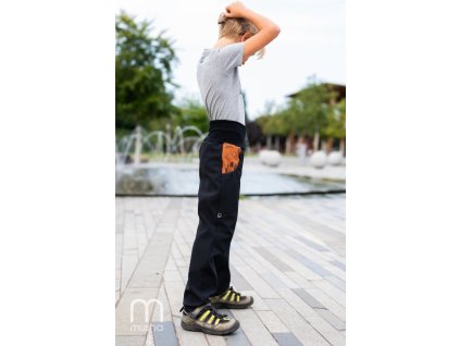 podzimní jarní kalhoty softshellové kluk 1