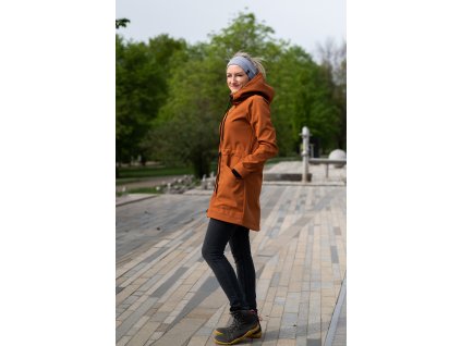 DÁMSKÁ SKOŘICOVÁ KARAMEL BUNDA SOFTSHELLOVÁKKK 2591