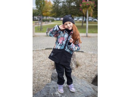 NOVÁ DÍVČÍ SOFTSHELLOVÁ bunda LÍSTKY