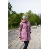 dámská softshellová bunda  starorůžová růžová
