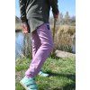 Dětské tepláky slim fit - STARORŮŽOVÉ