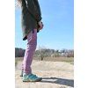 Dětské tepláky slim fit - STARORŮŽOVÉ