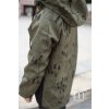podzimní jarní bunda softshellová kluk khaki stromy 2