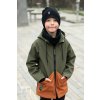 podzimní bunda softshellová kluk skořice khaki 1