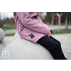 dívčí softshellová bunda starorůžová 12