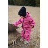 podzimní jarní softshellový overal růžová melír dívčí 2