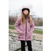 podzimní jarní bunda dívčí starorůžová 4