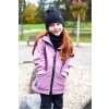 podzimní jarní bunda starorůžová dívčí 3