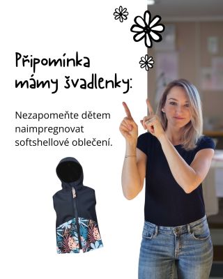 Pokud už svým dětem připravujete jarní šatník, nezapomeňte všechny softshellové kousky naimpregnovat. 💪 Sdílejte...