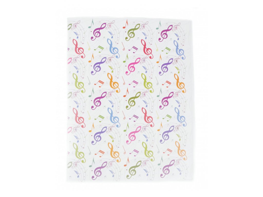 ring binder g clef colourful a42 rings20 mm