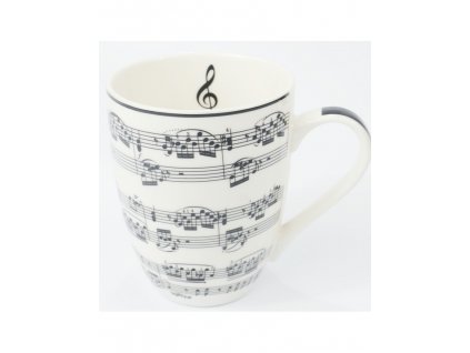 mug notelines white 300 ml new bone china with gift case (2)