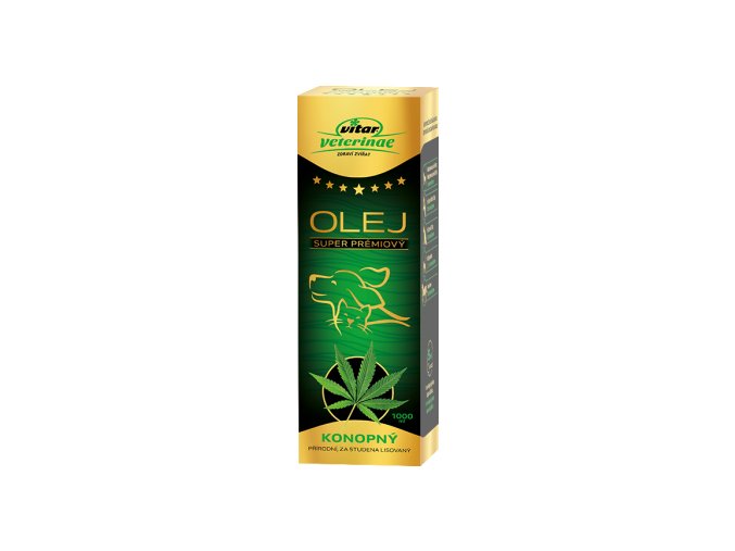 vvet olej konopi krabicka 1000 ml 1
