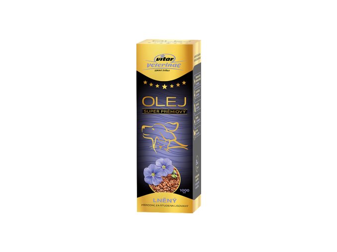 vvet olej len krabicka 1000 ml