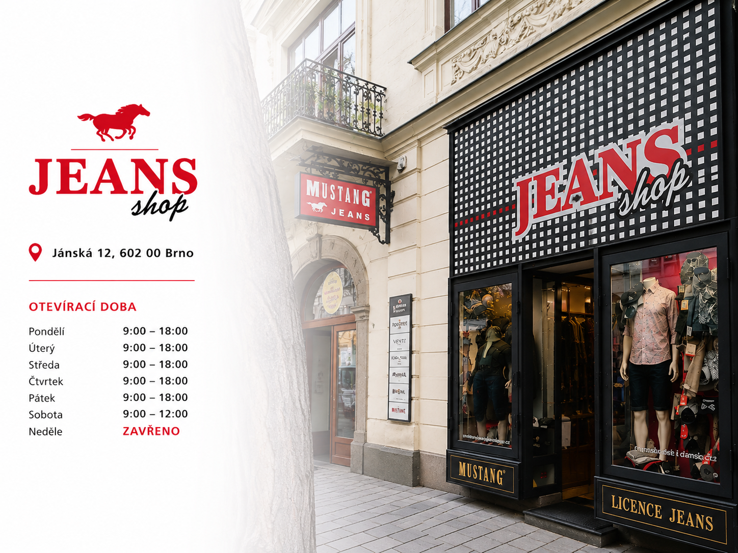 Jeans Shop Jánská Brno