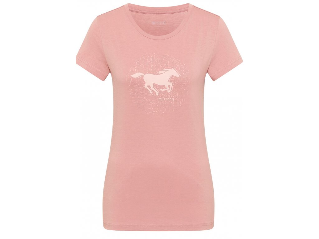 Damen T Shirt T Shirt Mustang rosa 1013144 8185 1B