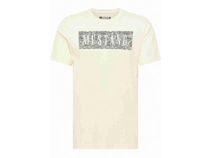 Herren T Shirt Print Shirt Mustang weiss 1012787 2000 1B