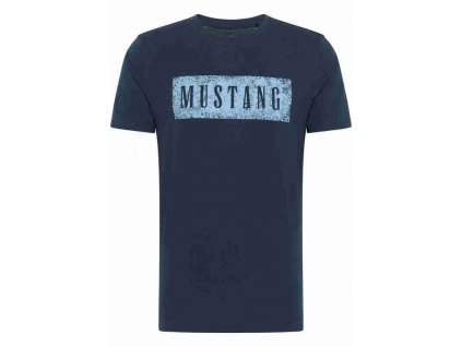 Herren T Shirt T Shirt Mustang blau 1013520 5330 1B