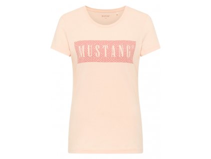 Damen T Shirt Print Shirt Mustang rosa 1013391 7262 1B