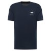 Herren Halbarm Shirt T Shirt Mustang blau 1015836 4136 1B