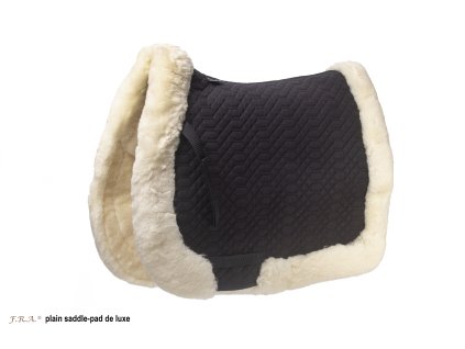 plain saddle pad de luxe