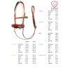 EDIX® ED 2 bridle overview sizes