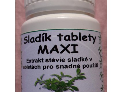 sladik s extraktem ze stevie tabletky 500