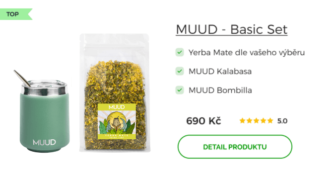 Základní set Yerba Mate MUUD | Kalabasa | Bombilla