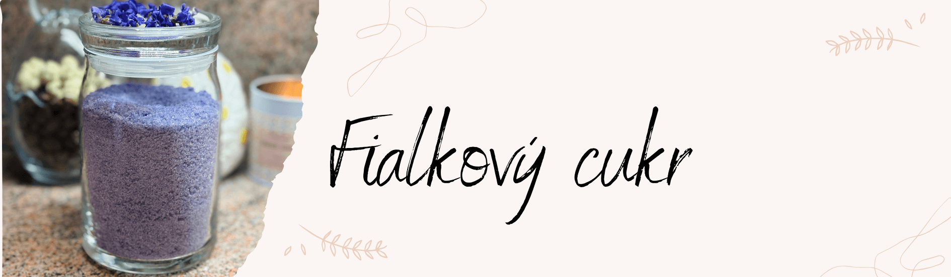 💜Fialkový cukr🌸