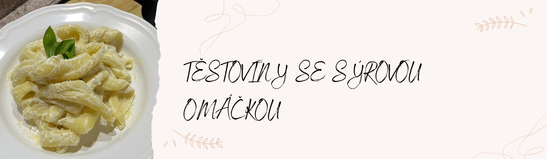 Těstoviny se sýrovou omáčkou