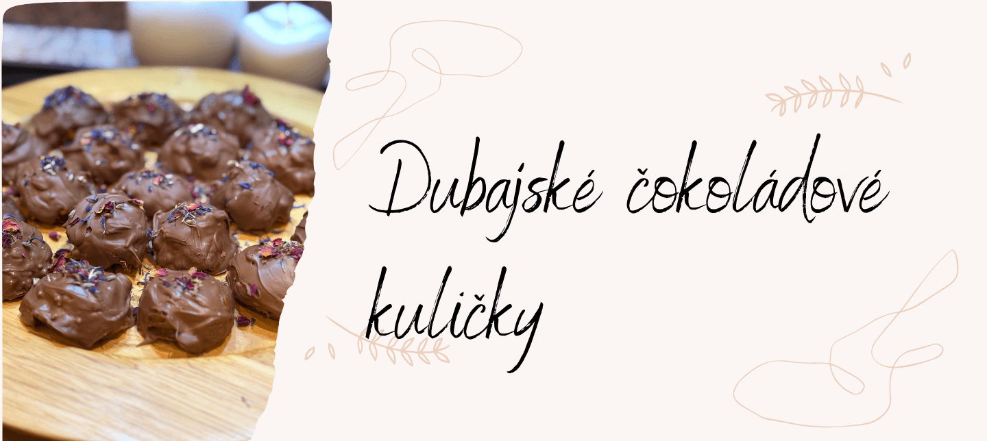 Dubajské čokoládové kuličky