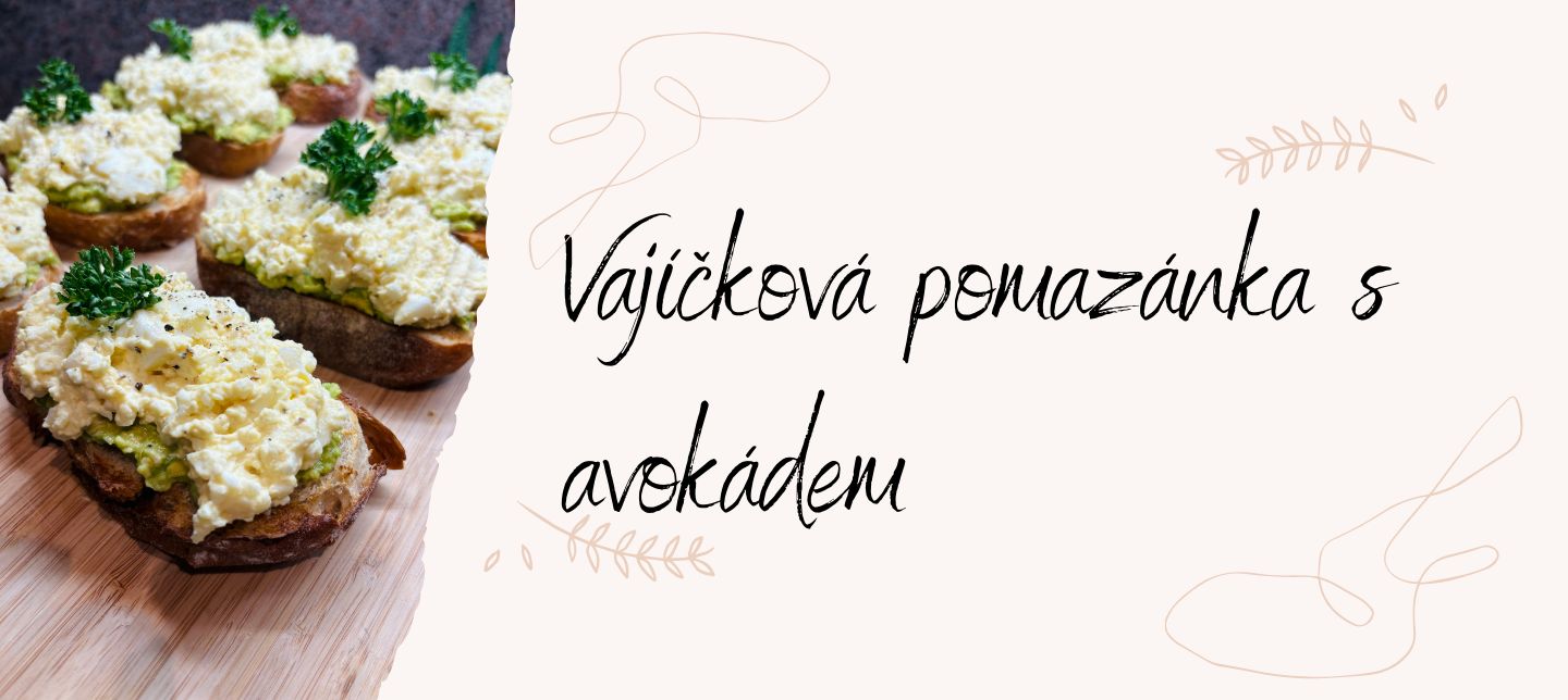 Vajíčková pomazánka s avokádem