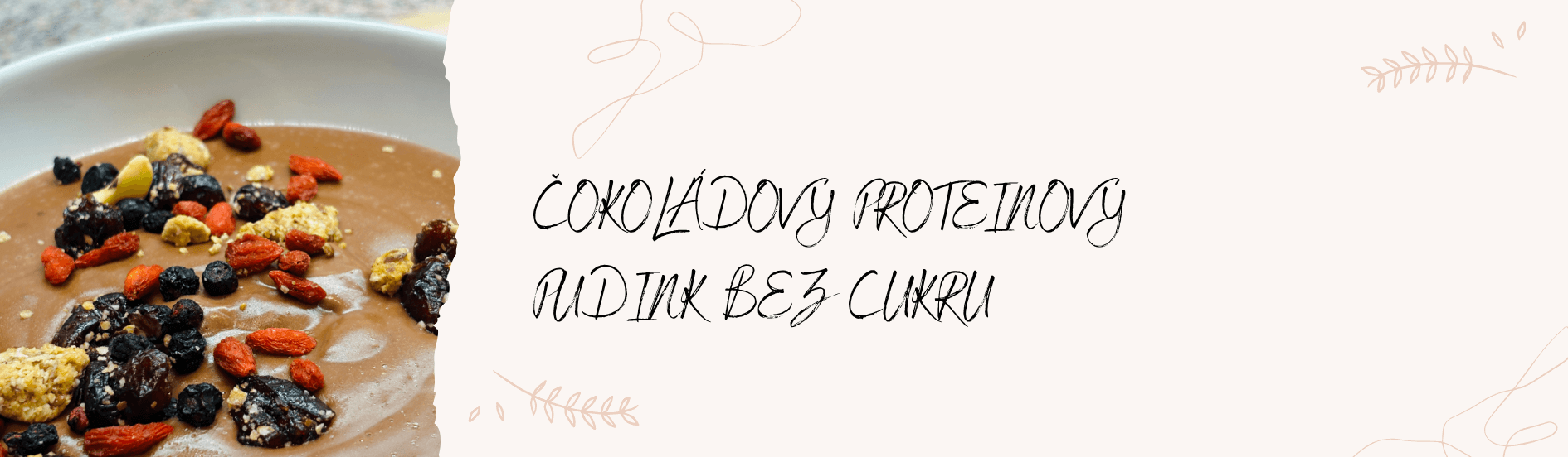 Čokoládový proteinový pudink bez cukru