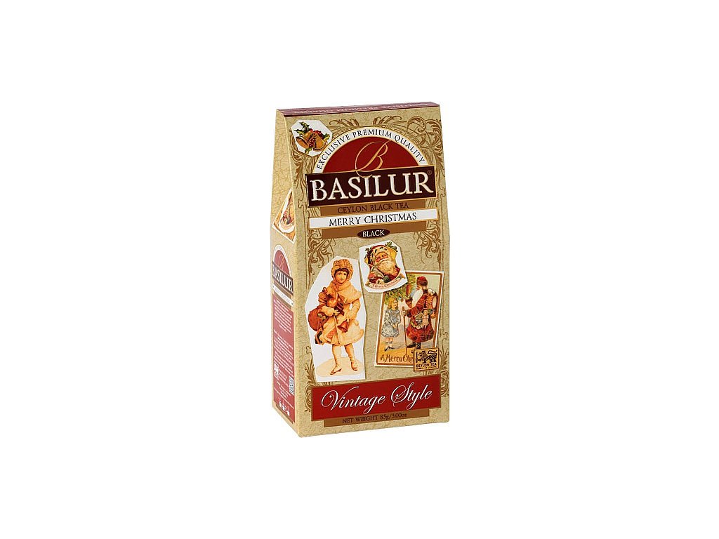 BASILUR Vintage Merry Christmas papír 85g