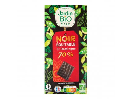 Čokoláda hořká 70% 100 g BIO JARDIN BIO