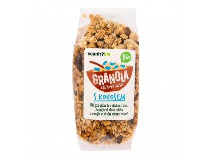 Granola - Křupavé müsli s kokosem 350 g BIO COUNTRY LIFE