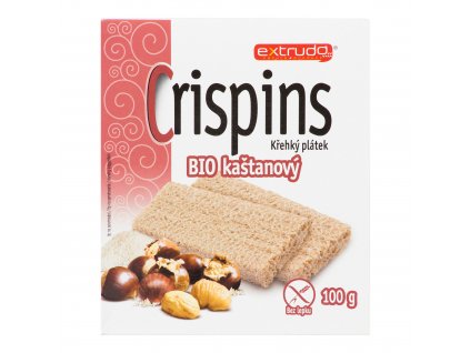 Chlebíček kaštanový bezlepkový 100 g BIO EXTRUDO