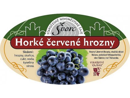 Pečený čaj Horké červené hrozny velký 275ml