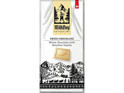 MILKBOY SWISS Bílá čokoláda Bourbon Vanilla 100g