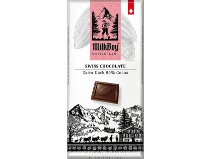 MILKBOY SWISS Hořká čokoláda 85% Extra Dark 100g