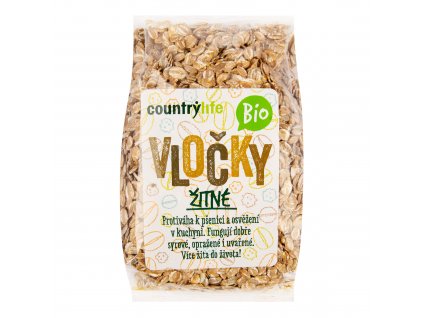 Vločky žitné 250 g BIO COUNTRY LIFE