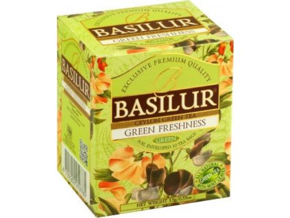 BASILUR Bouquet Green Freshness přebal 10x1,5g