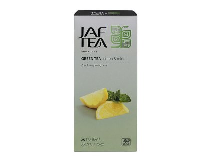 JAFTEA- Green Lemon Mint nepřebal 25x2g