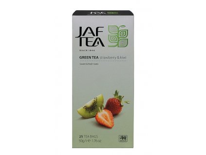 JAFTEA- Green Strawberry & Kiwi nepřebal 25x2g