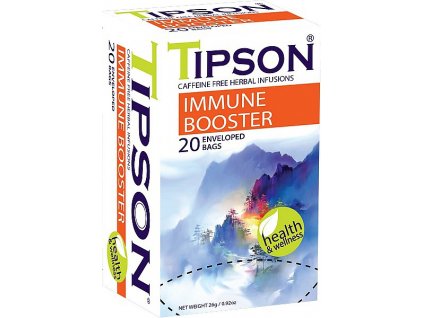 TIPSON Wellness Teas Immune Booster přebal 20x1,3g