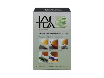 JAFTEA Green & Oolong Tea Mélange přebal 5x4x2g