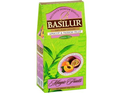 BASILUR Magic Green Apricot & Passion Fruit papír 100g