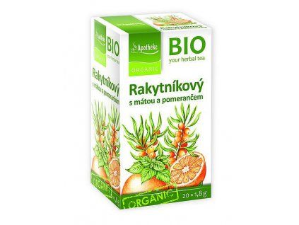 APOTHEKE BIO Rakytník s mátou a pomerančem 20x1.8g
