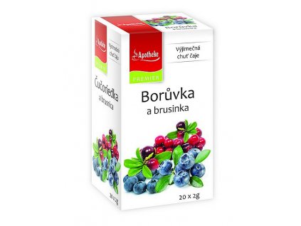 APOTHEKE Borůvka s brusinkou 20x2g