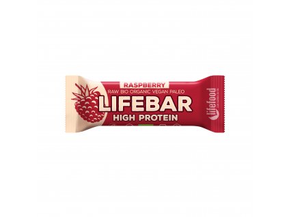 Tyčinka Lifebar protein malinová 47 g BIO LIFEFOOD