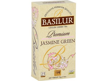 BASILUR Premium Jasmine Green nepřebal 25x2g